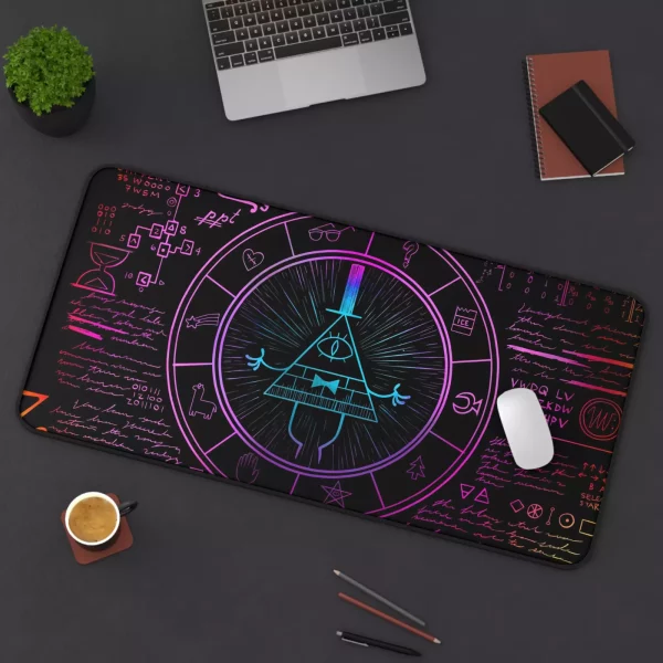 Neon Desk Mat, Gaming keyboard mat, mousepad large, XXL Desk Pad